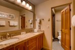 Guest bathroom provides added privacy